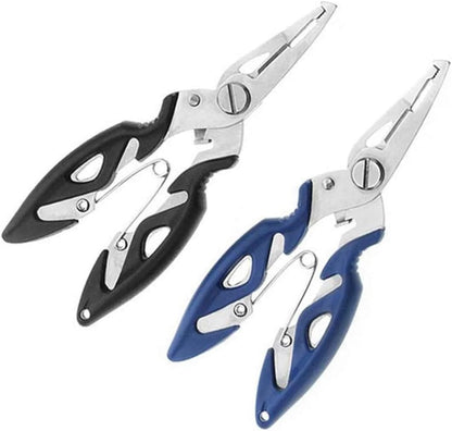 Stainless Steel Fishing Scissors – Multifunctional Hook Remover, Line Tying Clamp, and Durable Fishing Pliers for Cutting Lines and Essential Angling Accessories