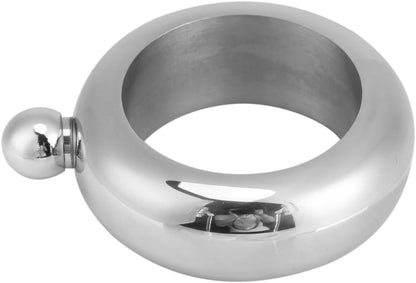 Bracelet Hip Flask for Women – 3.5oz Round Wine Bangle Holds Whiskey, Vodka, or Liquor with Elegant Hidden Functionality