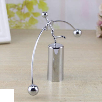 Creative Iron Man Balance Ball Ornament – Fun Swinging Tumbler Toy Decoration for Office Desk, Home Display & Stress Relief