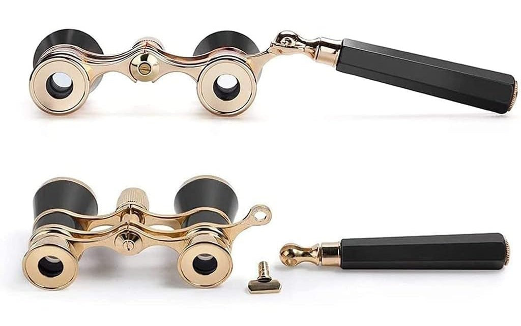 Vintage Opera Glasses — Compact Theater & Racecourse Binoculars, With or Without Handle