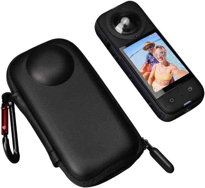 Portable Hard Carrying Case for Insta360 X5 – Compact Travel Storage Bag with Shockproof Protection for Camera & Accessories