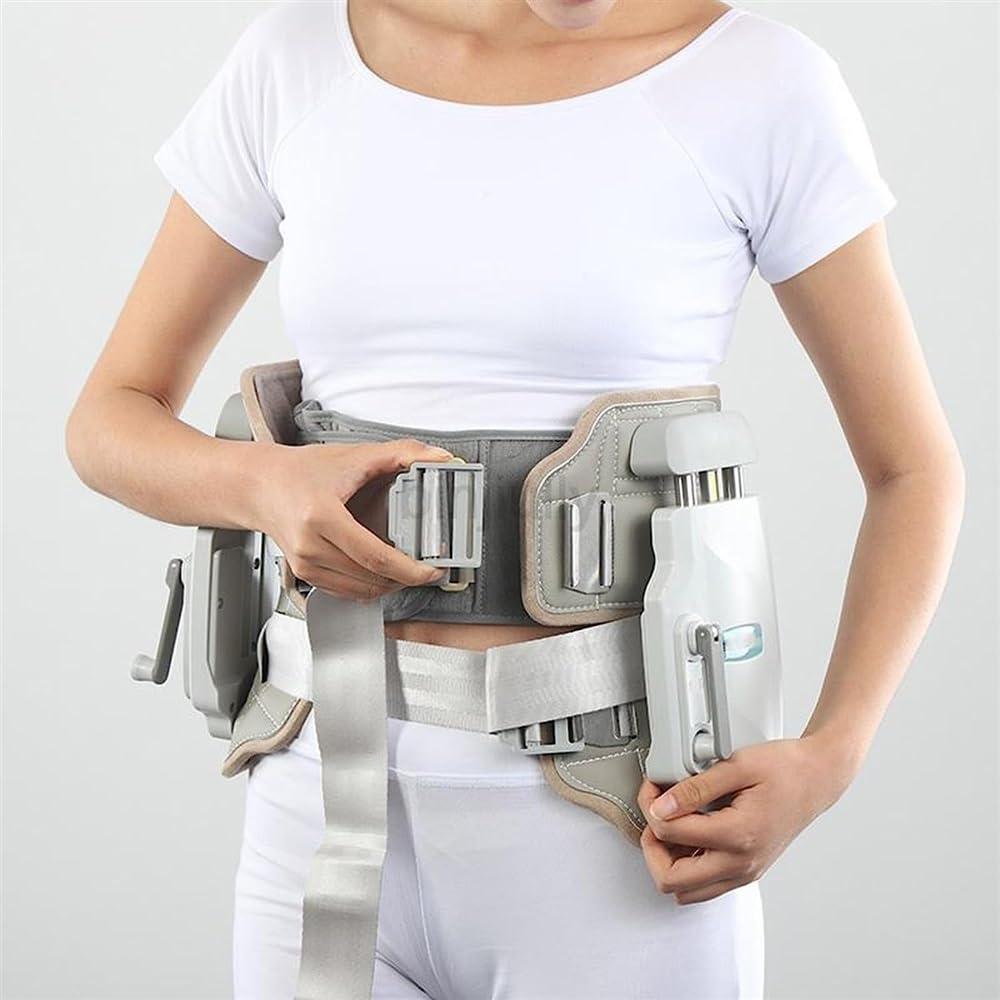 Lumbar Decompression Belt – Home Traction Device for Lower Back Pain, Herniated Disc Therapy, and Spine Support Relief