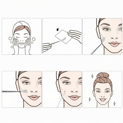 Stainless Steel Blackhead Scraper with Leather Case – Multi-Purpose Pore Extractor Tool for Safe Blackhead Removal, Facial Massage & Skincare Treatment