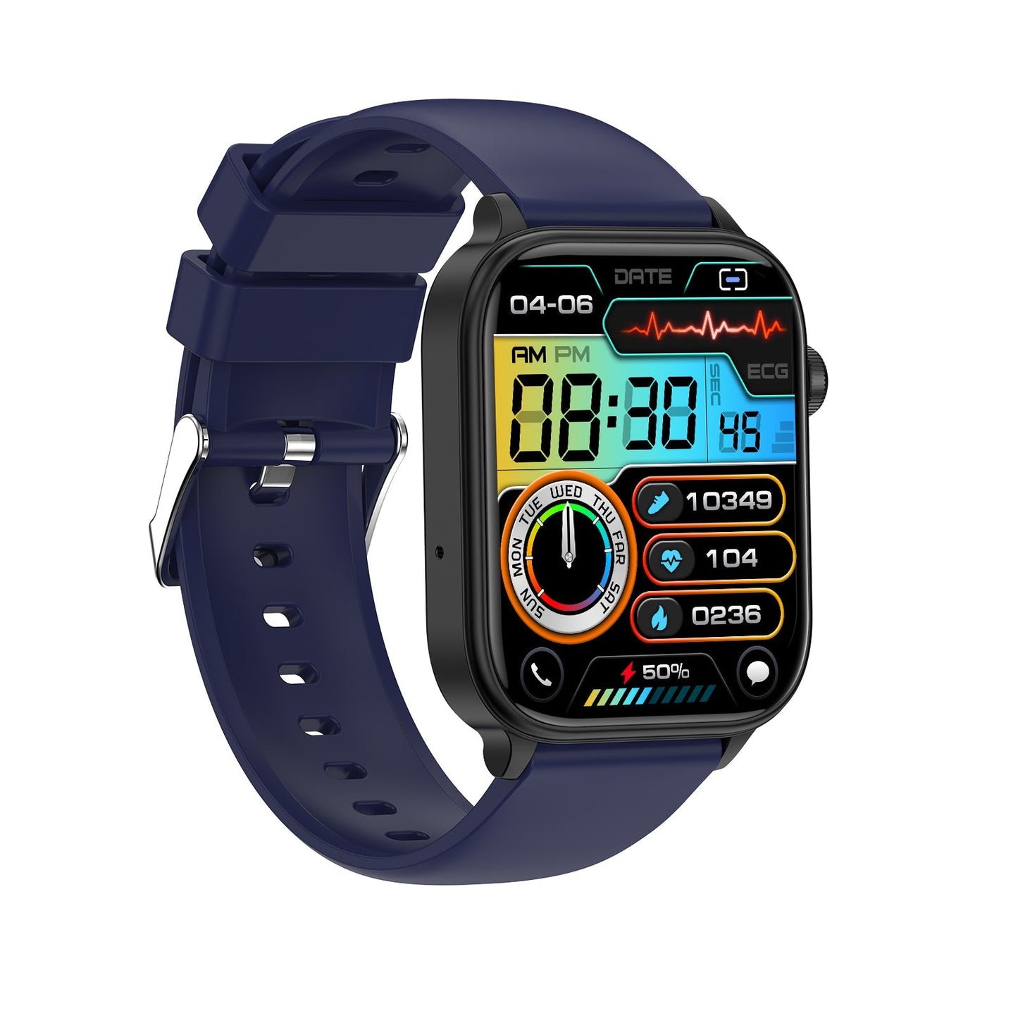 Professional ECG/EKG Non invasive Blood Glucose Health Smart Call Watch