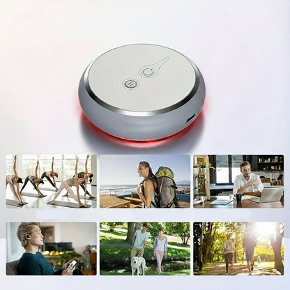 Portable Infrared Red Light Therapy Device – Wearable Cold Laser Massager for Body Pain Relief on Neck, Back & Knees
