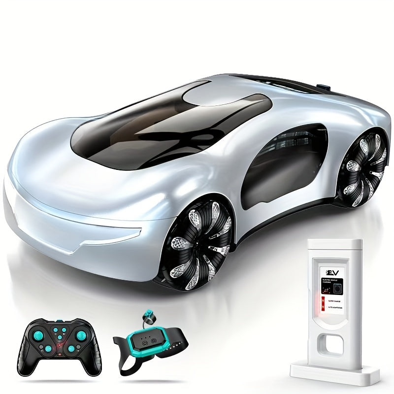 Gesture-Sensing RC Drift Car – 2.4GHz Remote Control Stunt Car with Lights, Music, 360° Spin, USB Rechargeable Toy for Boys & Girls Ages 4–12
