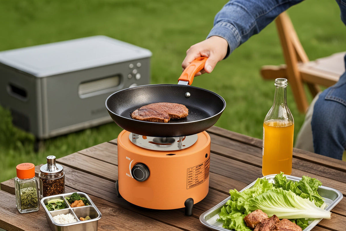 Propane Heater Stove – 9000 BTU Portable 2-in-1 Heating & Cooking Solution for Camping, Emergencies & Outdoors