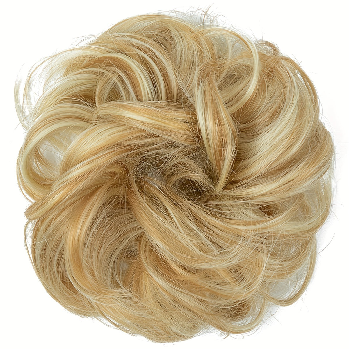 Messy Curly Hair Bun Extension – Voluminous Synthetic Elastic Chignon Scrunchie for Effortless Updo, Instant Volume & Natural-Looking Glam Hairpiece for Women