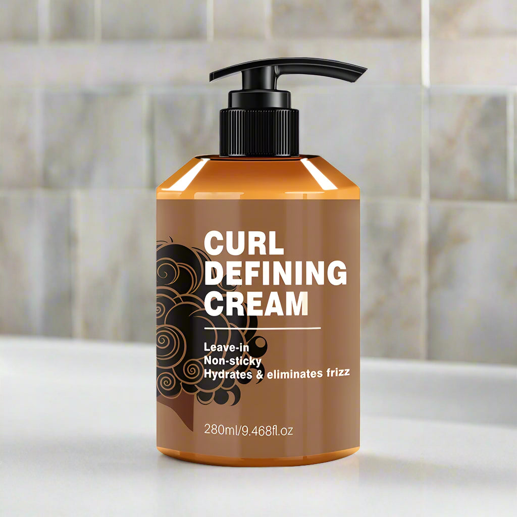 Define Your Curls Argan Oil Cream – Lightweight Hold and Brilliant Shine with Nourishing Oils for Bouncy, Beautiful, and Frizz-Free Curls