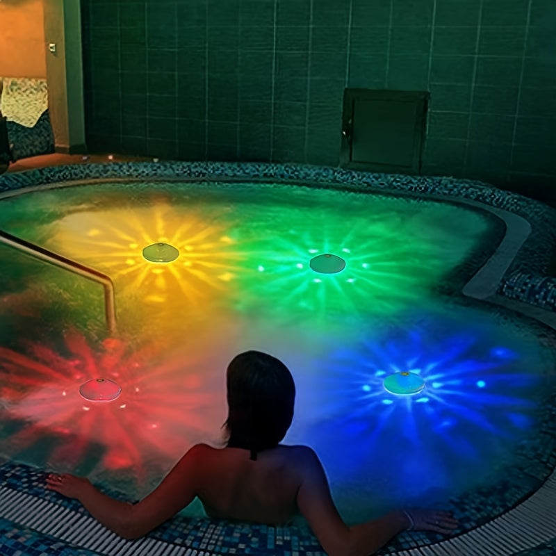Intelligent Floating Pool Light – 7-Mode Diamond Projector with Vibrant Color Effects for Outdoor Pool Parties and Night Swimming