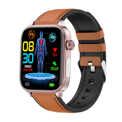 Pro 6 ECG Blood Glucose Intelligent Micro-Physical Examination Stress Monitoring Smartwatch