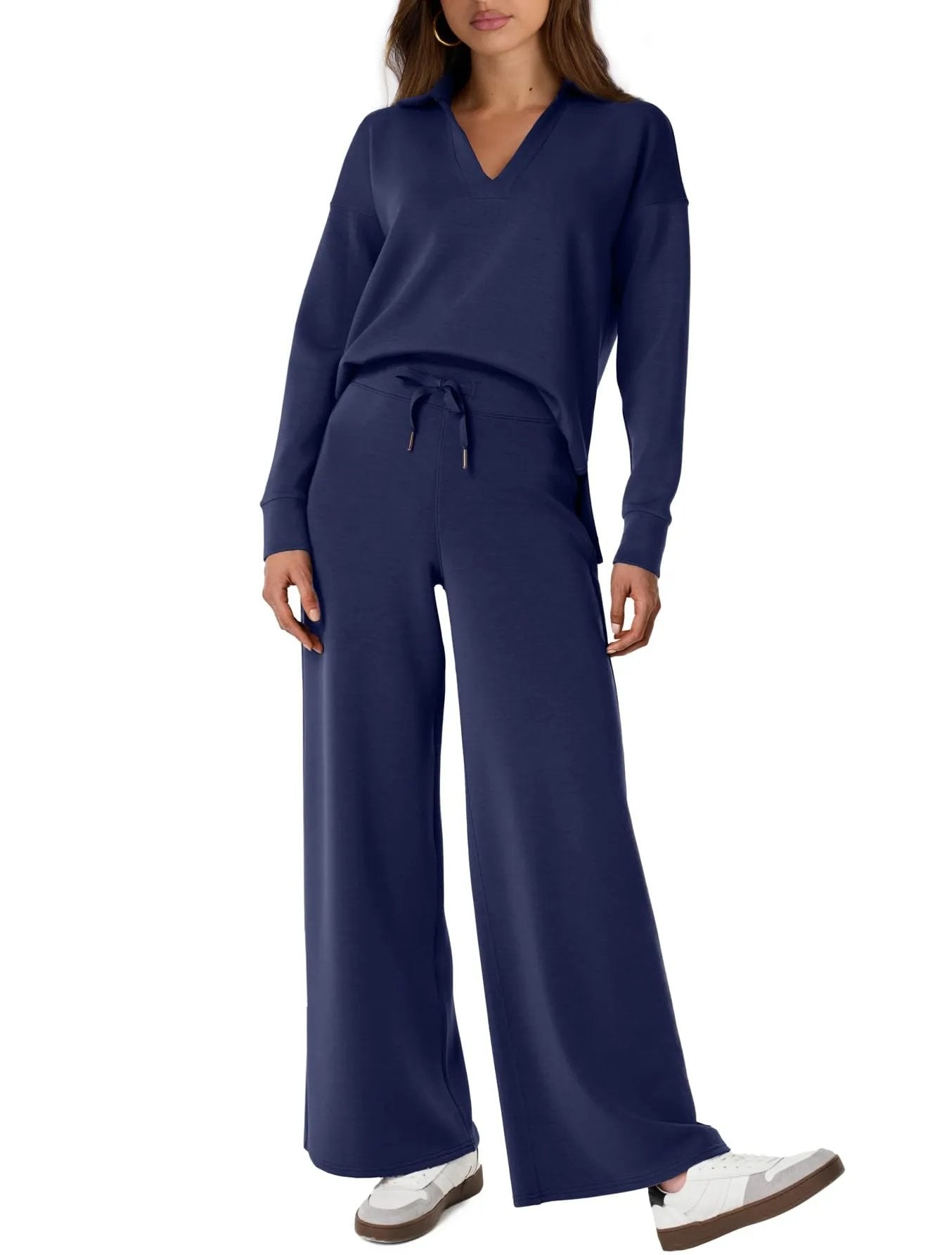 Constituent Women's 2 Piece Sets Outfits Casual Long Sleeve Sweatsuits Sets (Same as in the video)