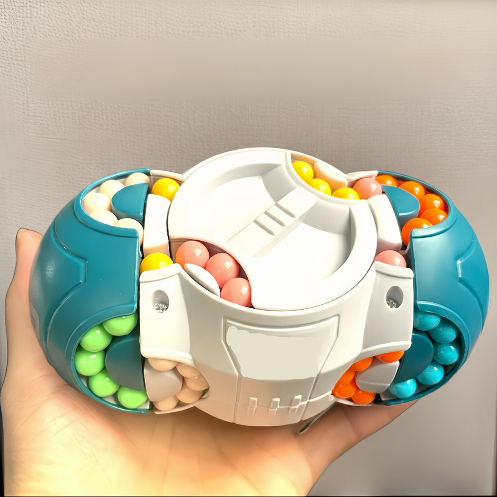 Magic Beans Puzzle Toy – 3D Multifaceted Stress Relief Fingertip Cube Toy for Focus & Relaxation