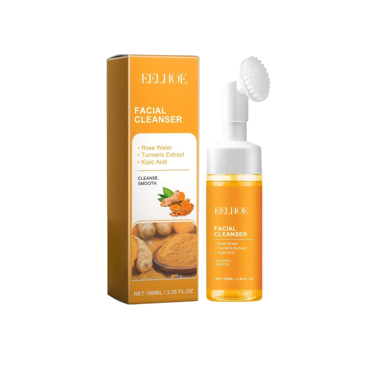 Turmeric Pore Tightening Cleanser – Deep Cleansing Formula to Balance Oil, Reduce Blackheads, Moisturize Skin, Improve Elasticity, and Restore a Fresh, Glowing Complexion