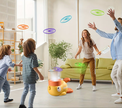 Outdoor Duck Disc Launcher Toy for Kids Ages 3–8 – Fun Flying Disc Game for Family Yard, Parties, and Birthday Gifts