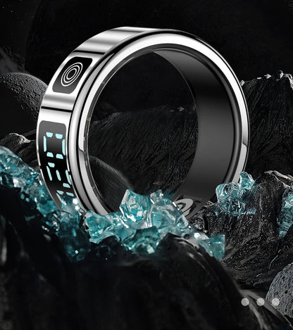 Smart Health Monitoring Ring – Heart Rate, Blood Oxygen & Multi-Sport Tracking in a Sleek Waterproof Design