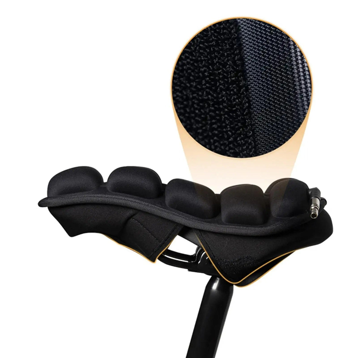 Inflatable Bicycle Seat Cushion – 3D TPU Airbag Bike Seat Cover with Universal Fit, Comfortable Anti-Pressure Riding Pad for Mountain Bikes, Road Bikes, and Accessories