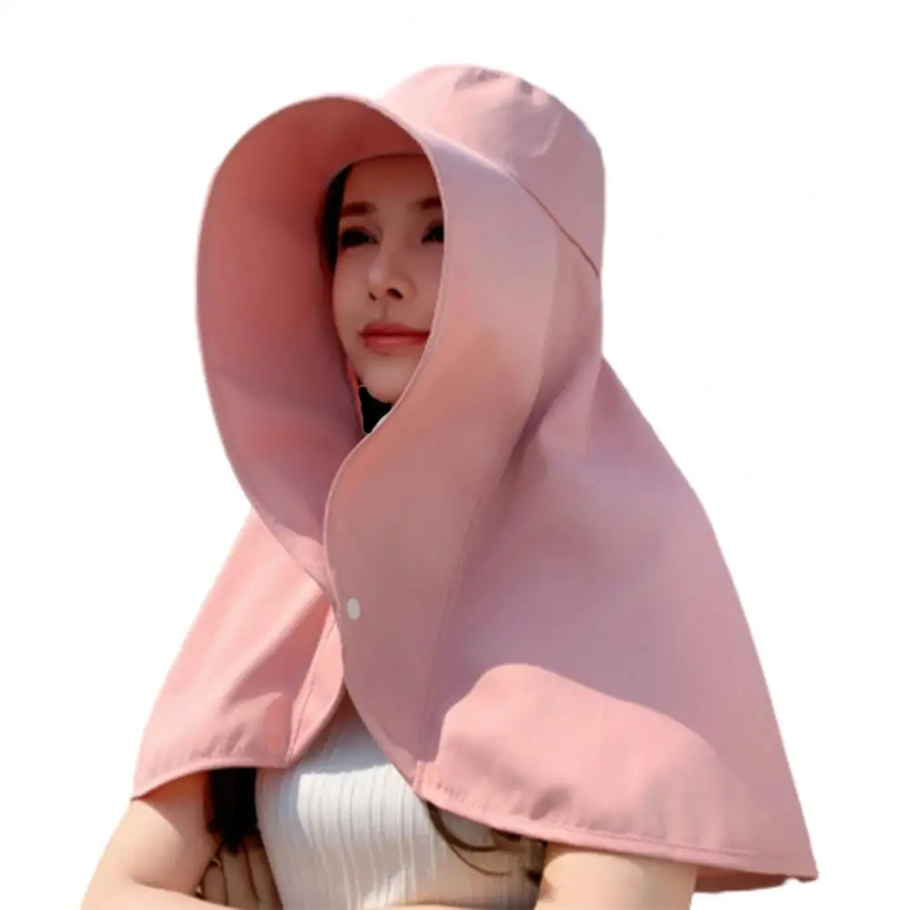 Moisture-Wicking Wide Brim Sun Hat – Breathable, Quick-Dry & Skin-Friendly UV Protection Hoodie Hat