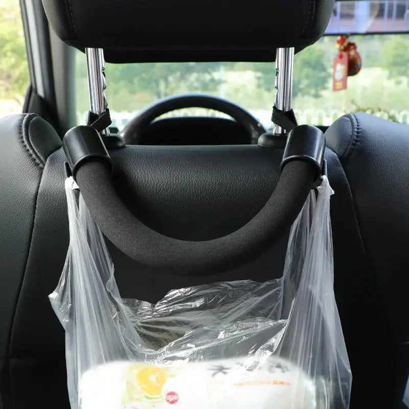 Car Seat Back Armrest & Safety Handle – Soft Headrest Hanger for Elderly & Kids