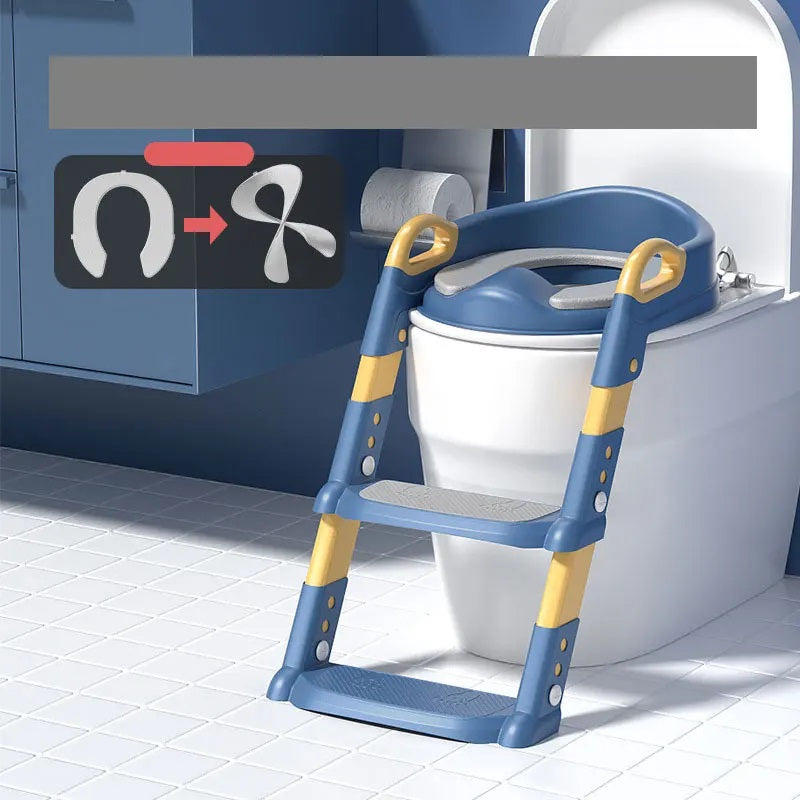 Foldable Portable Toilet Seat for Kids – Upgraded Children’s Potty Training Seat with Step Stool for Travel