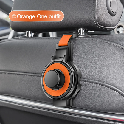 Car Seat Headrest Hook & Cup Holder – Multi-Functional Backseat Organizer for Bags & Drinks