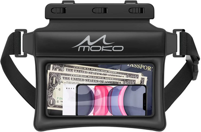 Waterproof Phone Pouch Fanny Pack – Floating Dry Waist Bag for Swimming, Diving, Skiing & iPhone 13 Pro Max Protection