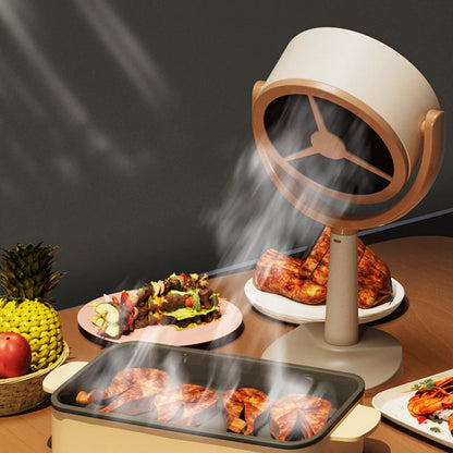 Portable Adjustable Range Hood – Mini Desktop Kitchen Extractor with USB Charging, Strong Suction for Indoor BBQ, Cooking, and Smoke Removal