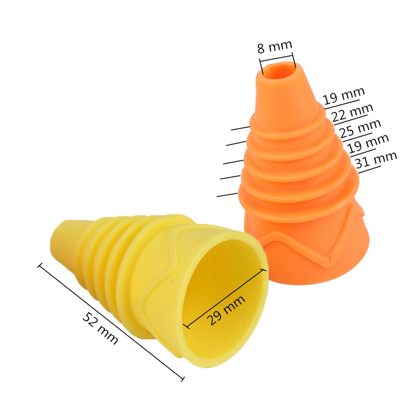 Reusable Silicone Fruit Fly Trap Funnel