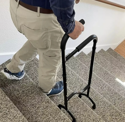 Stair Climbing Assist Cane – Adjustable Height Step Aid for Seniors with Hip or Knee Pain, Easy Walk Up or Down Stairs