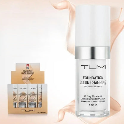 Magic Color-Changing Foundation – Soft Matte Long-Lasting Hydrating Makeup Base that Adjusts to Skin Tone for Flawless Natural Look