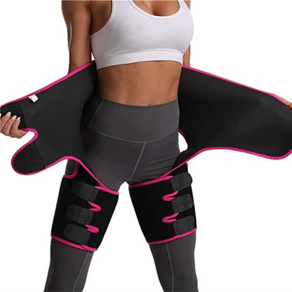 Neoprene Thigh Trimmer and Slimming Belt – Sweat Shapewear for Women to Burn Fat, Sculpt Legs, and Enhance Waistline Definition