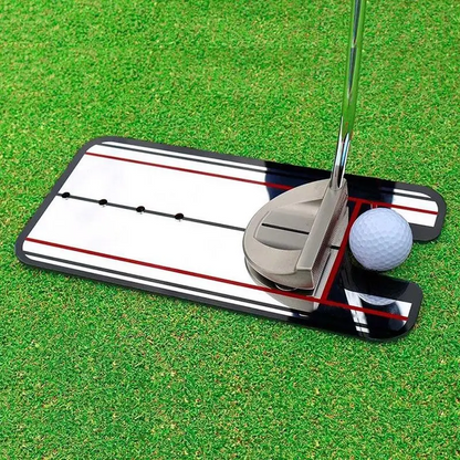 Golf Putting Practice Mirror – Eye Line Training Aid for Perfecting Your Golf Alignment with Mirror and Precision
