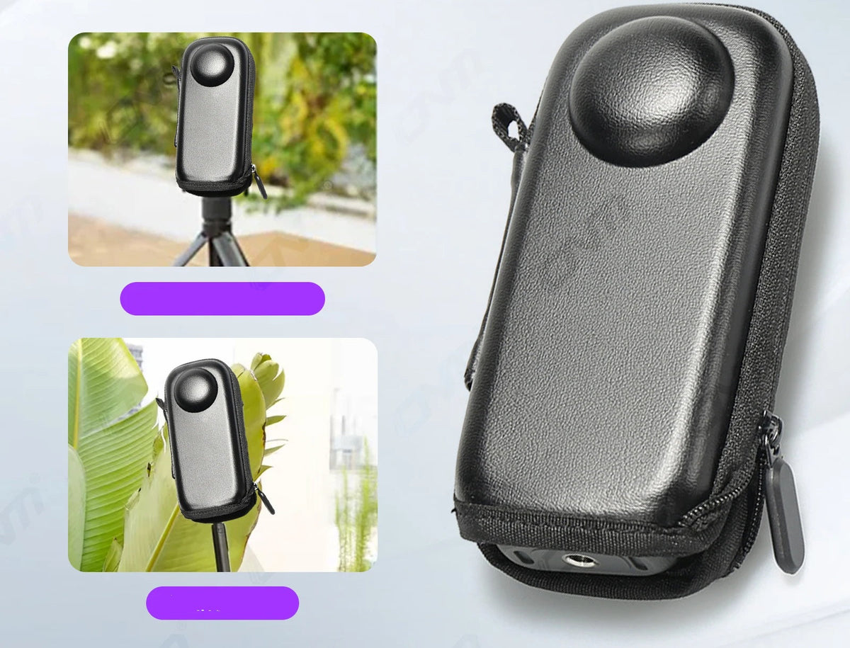 Portable Hard Carrying Case for Insta360 X5 – Compact Travel Storage Bag with Shockproof Protection for Camera & Accessories