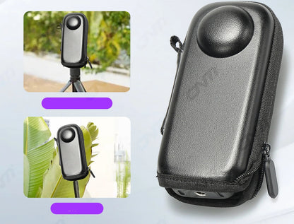Portable Hard Carrying Case for Insta360 X5 – Compact Travel Storage Bag with Shockproof Protection for Camera & Accessories