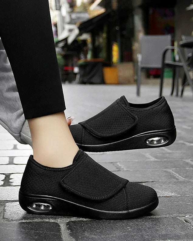 Orthopedic Sneakers for Women – Comfortable Adjustable Diabetic Walking Shoes for Swollen Feet and Soft Support