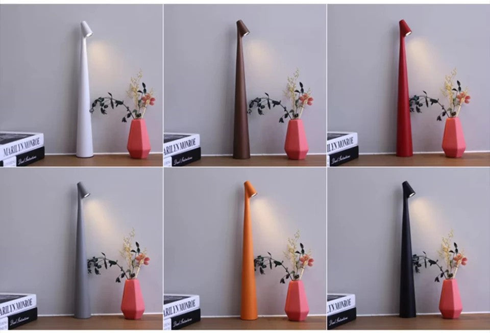 Wireless Rechargeable Vibia Africa Table Lamp – Dimmable Ambient Light for Study & Living Room Décor