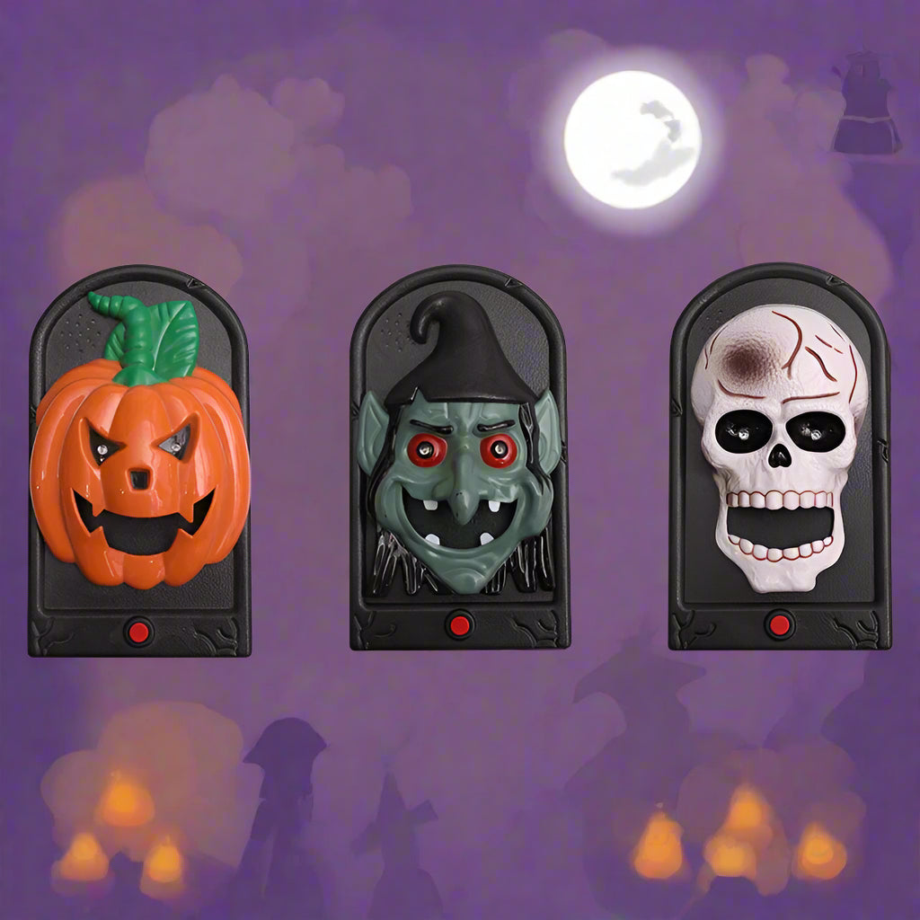 Halloween Haunted Motion Sensor Doorbell – Realistic Sound Prank Device for Scary Haunted House Parties, Must-Have Spooky Decoration