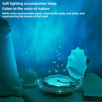 Shell Bluetooth Speaker with Night Light
