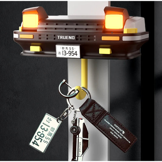 Car Headlight Key Holder – Wall-Mounted Key Hook Gift for Car Lovers & Unique Auto-Themed Décor