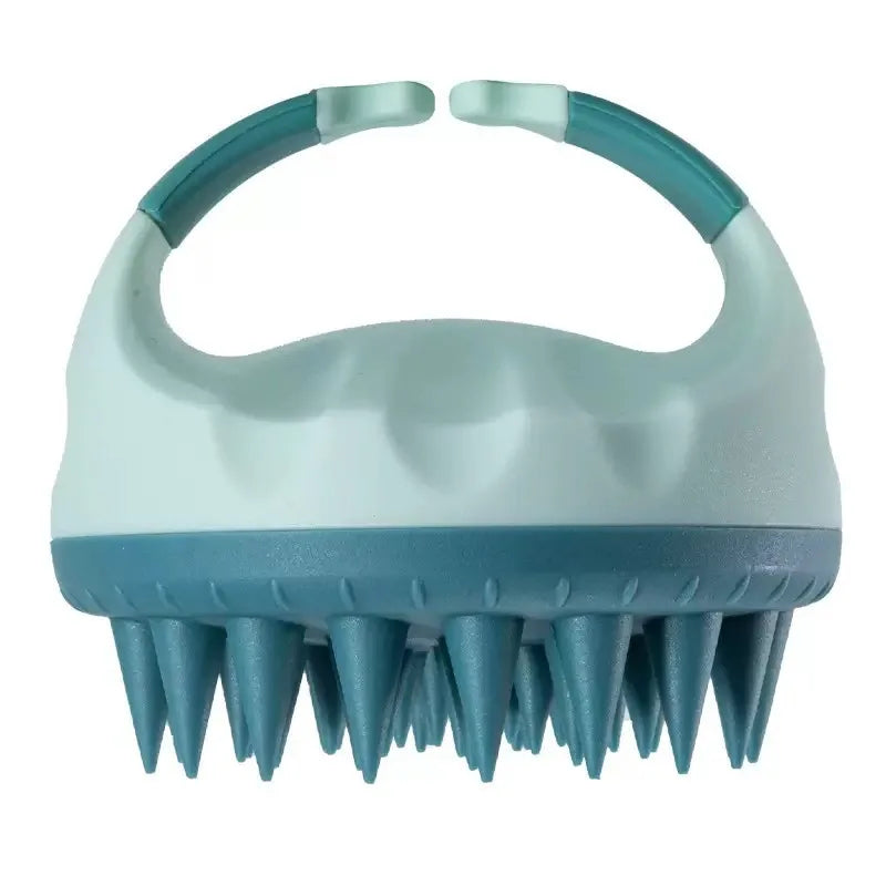 Silicone Scalp Shampoo Brush – Hair Massage Scrubber for Dandruff Removal and Healthy Scalp Care