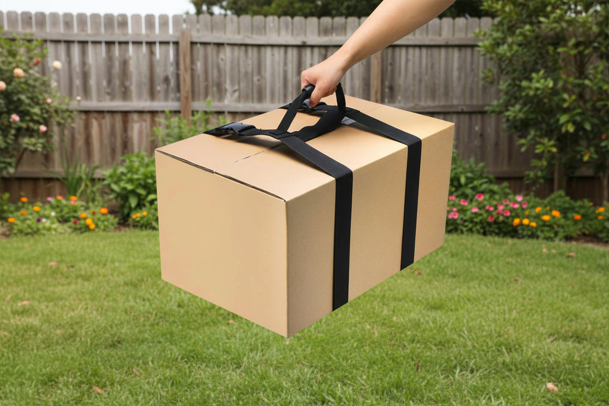 Heavy Object Lifting Belt Straps – Furniture Moving Harness for Easier Transport of Boxes, Appliances, and Luggage