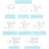 The Mini Ultrasonic Washing Machine