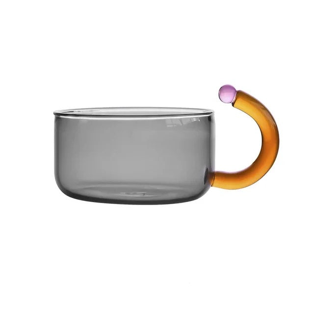 Colorful Glass Teapot Set – Tea Water Separation Filtration Teapot and Cups for Creative Drinkware Brewing