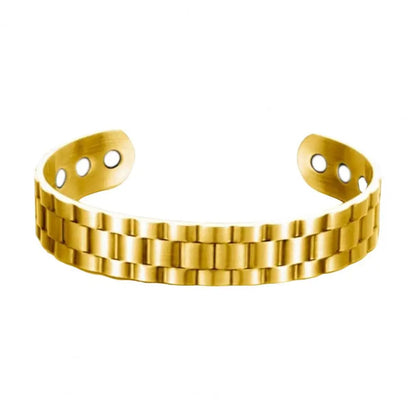 Magnetic Copper Bracelet - Men's Health Wristband for Circulation Support, Stylish Antioxidant Therapy Jewelry