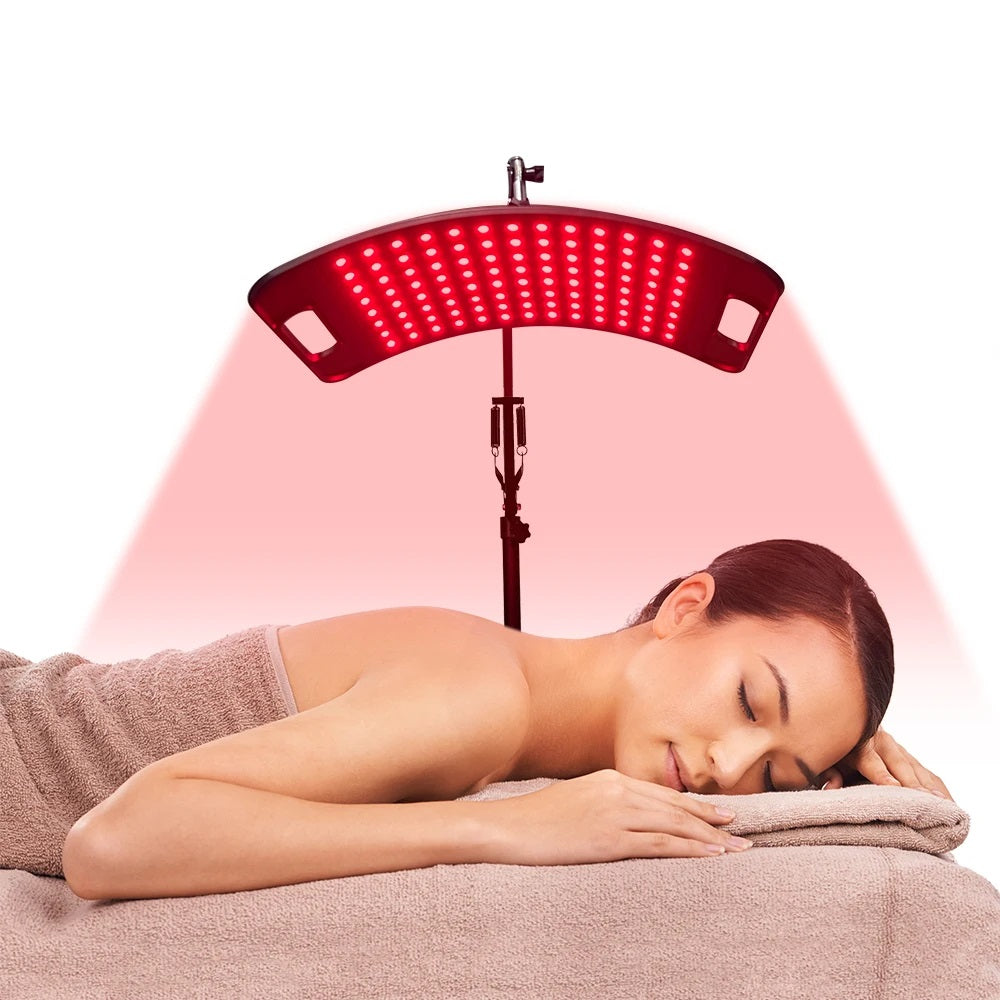 Red Infrared Light Therapy Lamp – Adjustable Stand Lamp for Deep Muscle Relief, Joint Health, and Skin Rejuvenation at Home