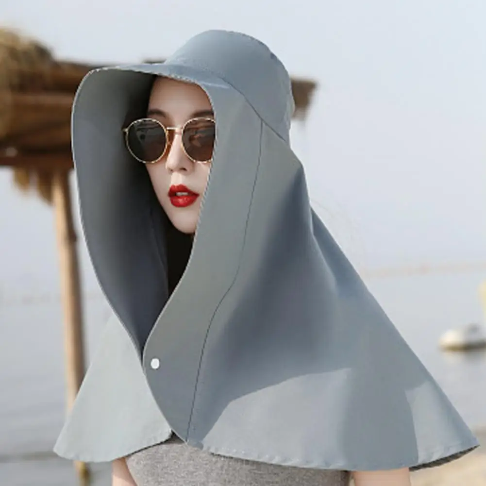 Moisture-Wicking Wide Brim Sun Hat – Breathable, Quick-Dry & Skin-Friendly UV Protection Hoodie Hat