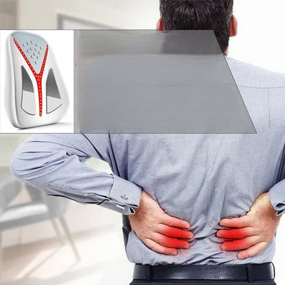Infrared Heating EMS Back Massager – Hot Compress Waist Belt with TENS Therapy for Pain Relief, Lumbar Comfort, and Relaxation