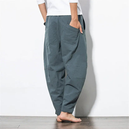 Unisex Oversized Harem Pants 5XL – Drop Crotch Yoga Sarouel Pants for Hippie Streetwear and Relaxed Urban Comfort 2025