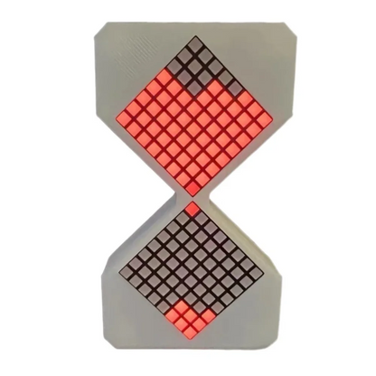 Cyber LED Digital Hourglass Timer – Gravity Sensing Electronic Sand Clock with 1–30 Minute Timer, Futuristic Desk Decoration and Smart Home Gadget