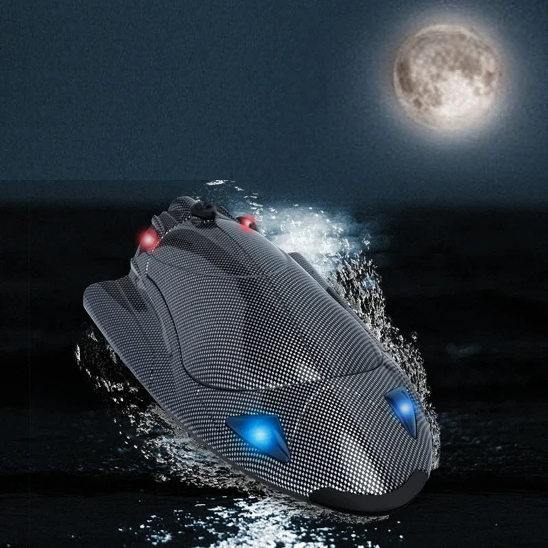 Waterproof High Speed RC Boat - Remote Control Racing Speedboat with Rechargeable Battery, Outdoor Water Toy for Kids